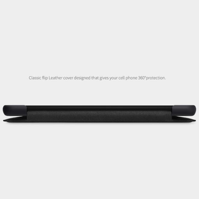 Nillkin - Samsung Galaxy A71 Hülle - Leder Book Case - Qin Series - schwarz