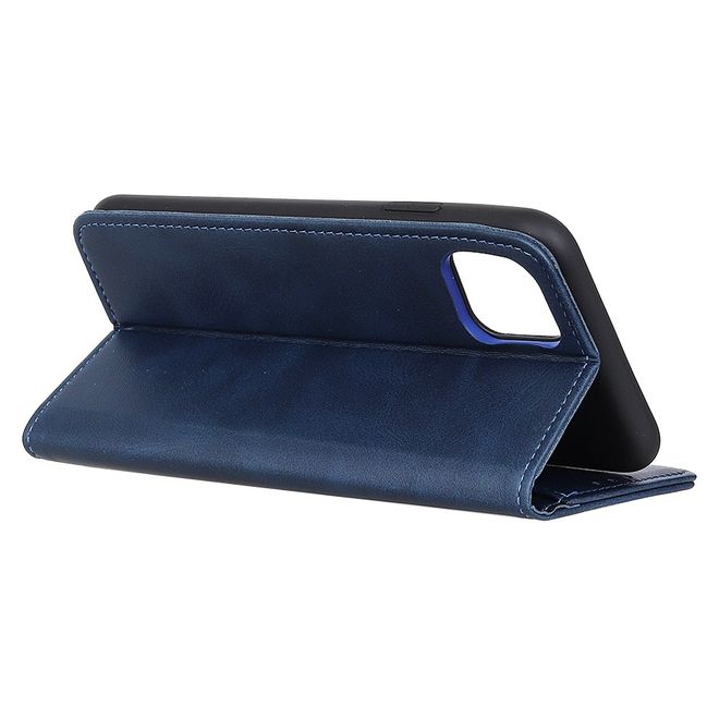 Samsung Galaxy Note 10 Lite Handy Hülle - Classic V Leder Bookcover Series - blau