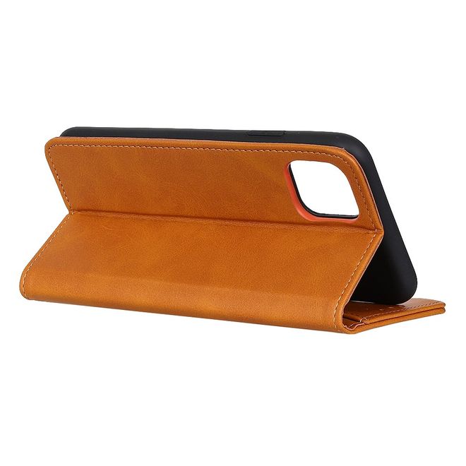 Samsung Galaxy Note 10 Lite Handy Hülle - Classic V Leder Bookcover Series - braun