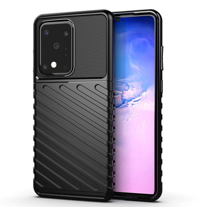 Samsung Galaxy S20 Ultra Handyhülle - Thunder TPU Softcase Series - schwarz