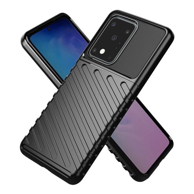 Samsung Galaxy S20 Ultra Handyhülle - Thunder TPU Softcase Series - schwarz