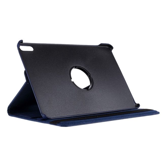 Huawei MatePad Pro Hülle - 360° rotierbares Case aus Leder - dunkelblau