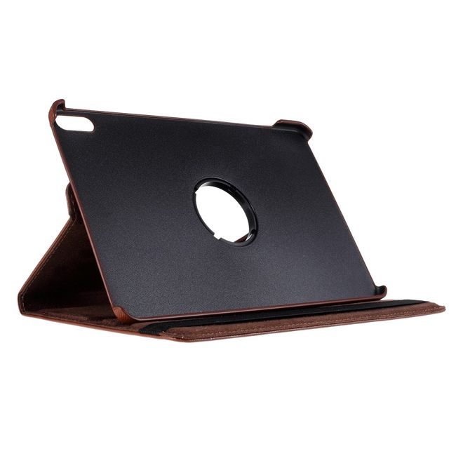 Huawei MatePad Pro Hülle - 360° rotierbares Case aus Leder - braun