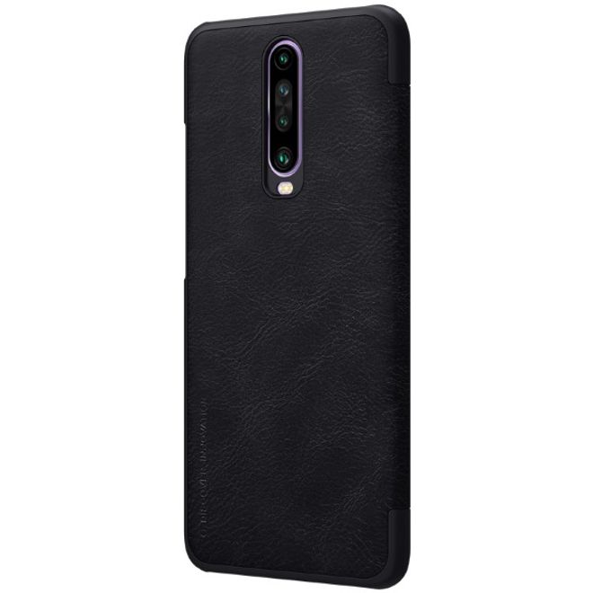 Nillkin - Xiaomi Redmi K30 / K30 5G Hülle - Leder Book Case - Qin Series - schwarz