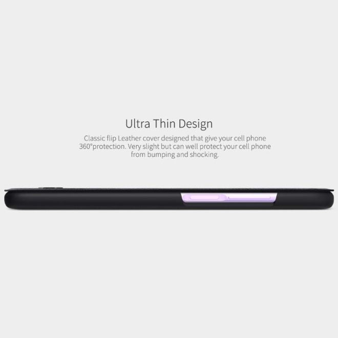 Nillkin - Xiaomi Redmi K30 / K30 5G Hülle - Leder Book Case - Qin Series - schwarz