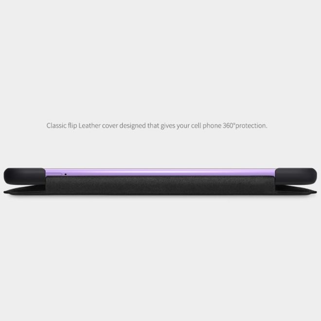 Nillkin - Xiaomi Redmi K30 / K30 5G Hülle - Leder Book Case - Qin Series - schwarz