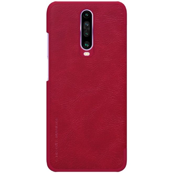 Nillkin - Xiaomi Redmi K30 / K30 5G Hülle - Leder Book Case - Qin Series - rot