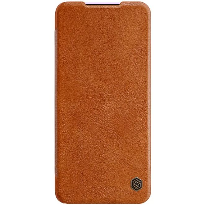 Nillkin - Xiaomi Redmi K30 / K30 5G Hülle - Leder Book Case - Qin Series - braun