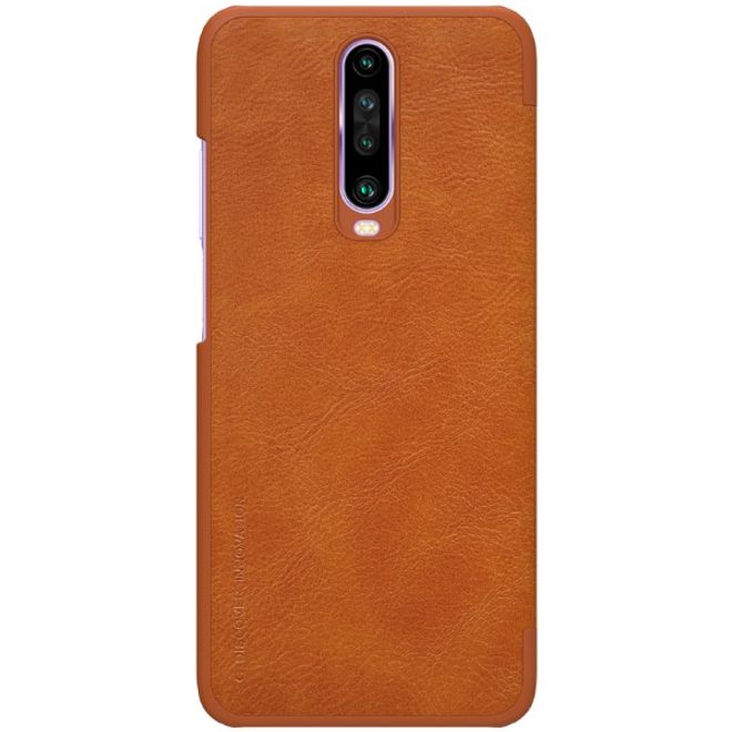 Nillkin - Xiaomi Redmi K30 / K30 5G Hülle - Leder Book Case - Qin Series - braun