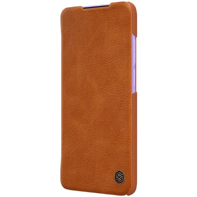Nillkin - Xiaomi Redmi K30 / K30 5G Hülle - Leder Book Case - Qin Series - braun