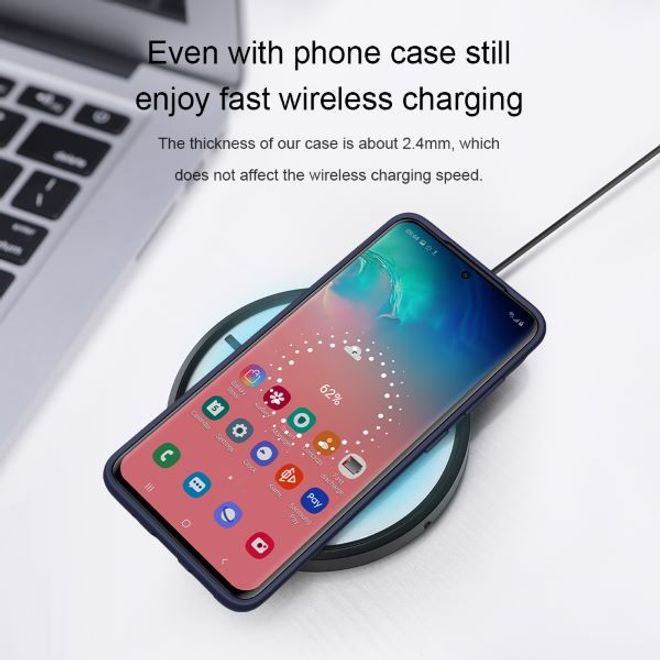 Nillkin - Samsung Galaxy S20+ Handyhülle - Case aus flexiblem Plastik/Silikon - Flex Pure Series - blau