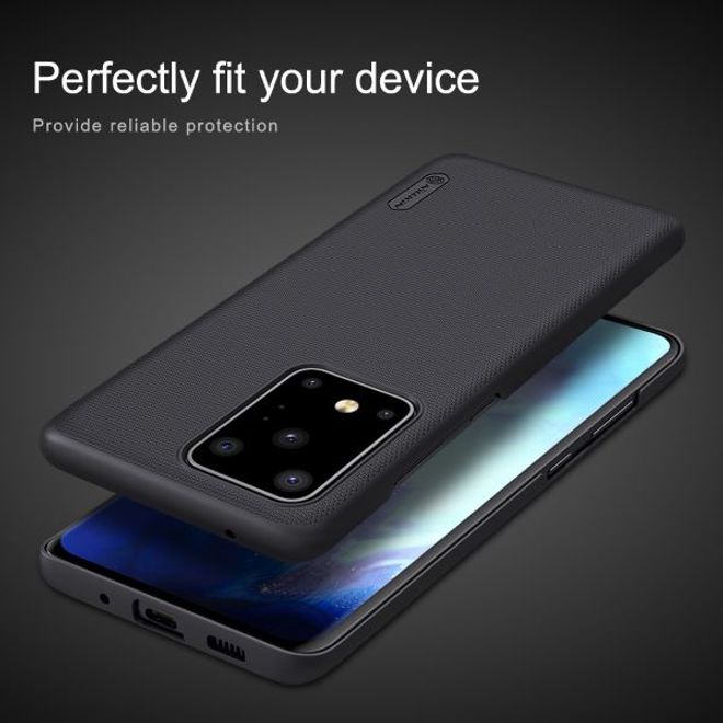 Nillkin - Samsung Galaxy S20 Ultra Hülle - Plastik Case - Super Frosted Shield Series - schwarz