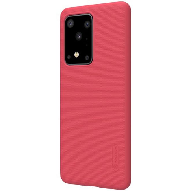 Nillkin - Samsung Galaxy S20 Ultra Hülle - Plastik Case - Super Frosted Shield Series - rot