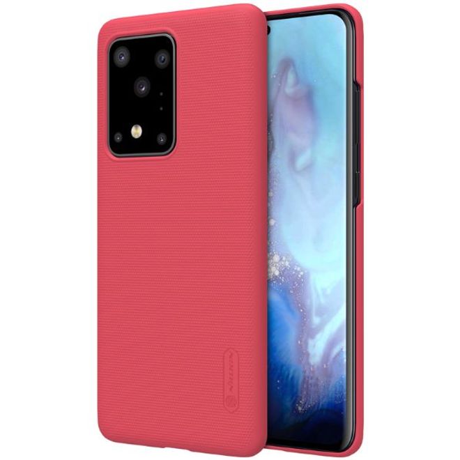 Nillkin - Samsung Galaxy S20 Ultra Hülle - Plastik Case - Super Frosted Shield Series - rot