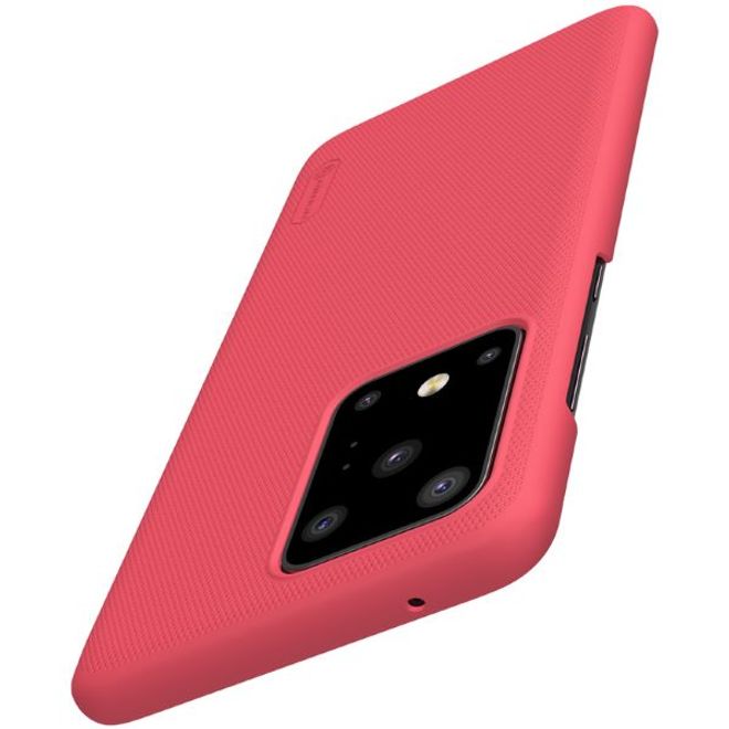 Nillkin - Samsung Galaxy S20 Ultra Hülle - Plastik Case - Super Frosted Shield Series - rot