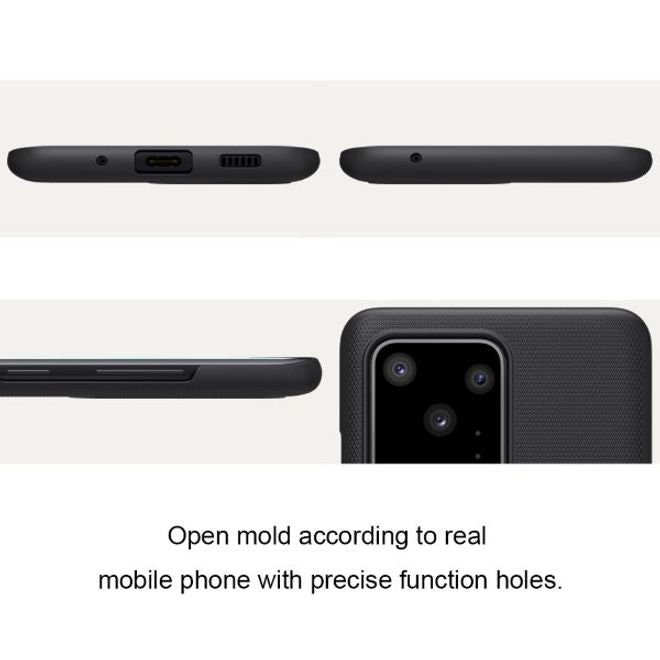 Nillkin - Samsung Galaxy S20 Ultra Hülle - Plastik Case - Super Frosted Shield Series - rot