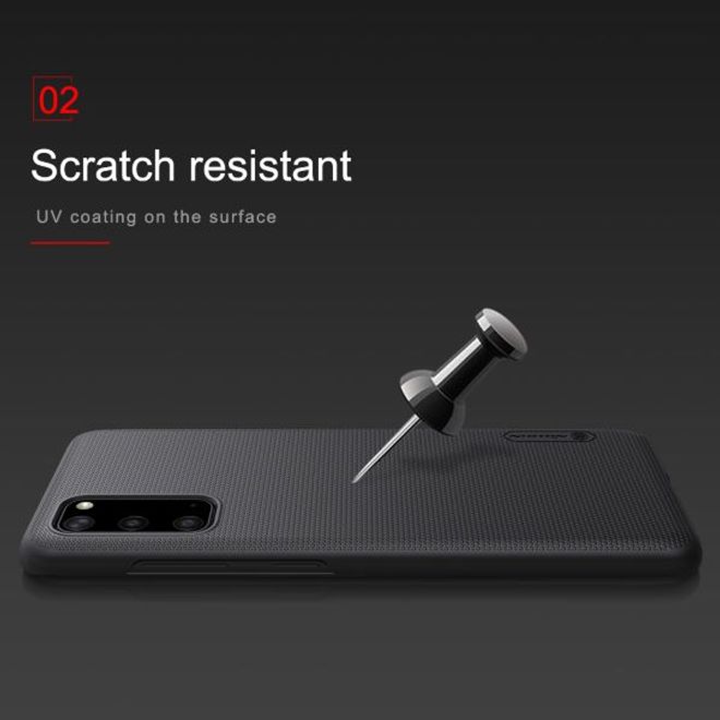 Nillkin - Samsung Galaxy S20 Hülle - Plastik Case - Super Frosted Shield Series - rot