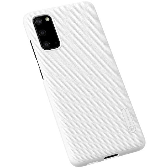 Nillkin - Samsung Galaxy S20 Hülle - Plastik Case - Super Frosted Shield Series - weiss