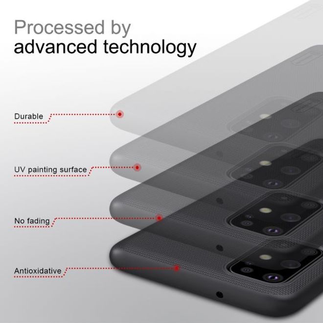 Nillkin - Samsung Galaxy S20+ Hülle - Plastik Case - Super Frosted Shield Series - weiss