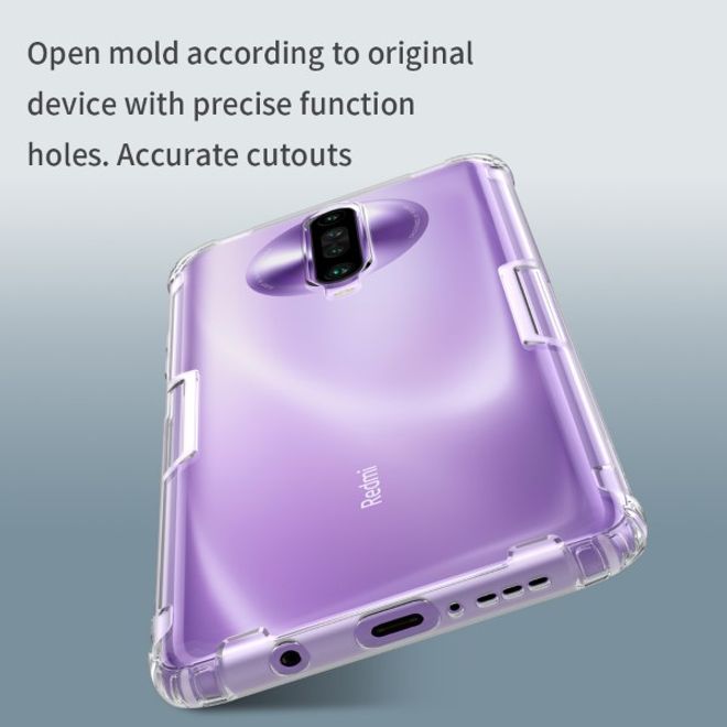 Nillkin - Xiaomi Redmi K30 / K30 5G Hülle - Case aus elastischem Plastik - Nature Soft Series - grau