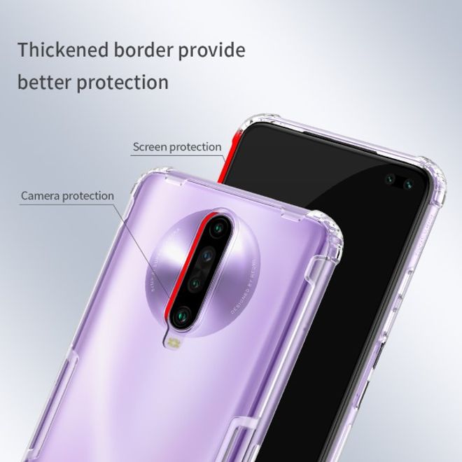 Nillkin - Xiaomi Redmi K30 / K30 5G Hülle - Case aus elastischem Plastik - Nature Soft Series - transparent
