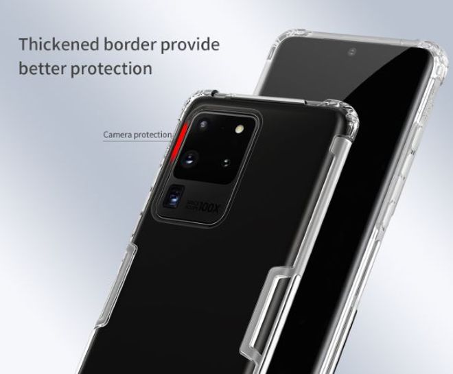 Nillkin - Samsung Galaxy S20 Ultra Hülle - Case aus elastischem Plastik - Nature Soft Series - transparent