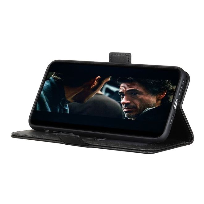 Samsung Galaxy S20 Ultra Handy Hülle - Classic VI Leder Bookcover Series - schwarz