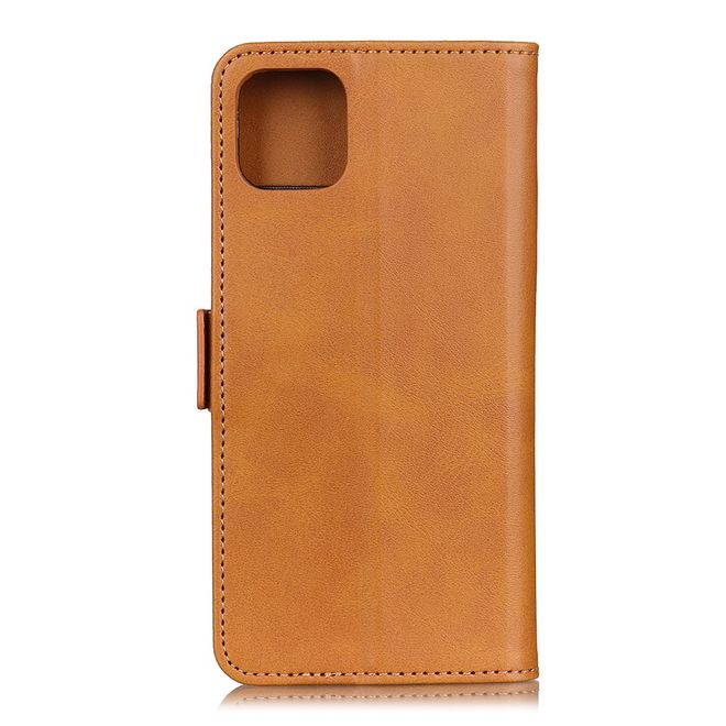 Samsung Galaxy S20 Ultra Handy Hülle - Classic VI Leder Bookcover Series - braun