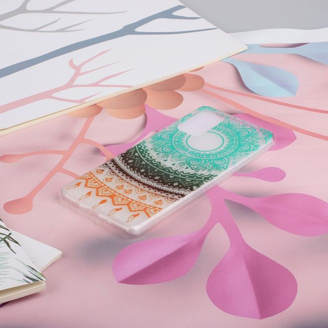 Samsung Galaxy S20+ Handyhülle - Softcase Image Plastik Series - farbiges Mandala