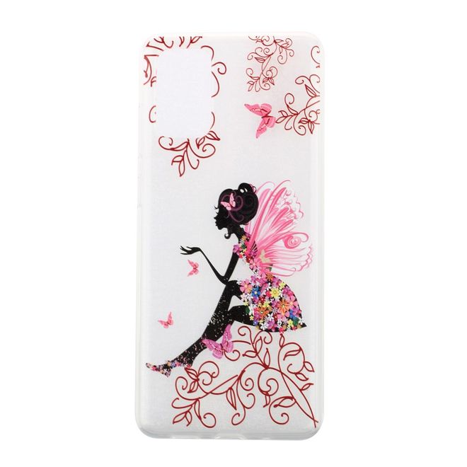 Samsung Galaxy S20+ Handyhülle - Softcase Image Plastik Series - Blumen Fee