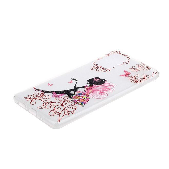 Samsung Galaxy S20+ Handyhülle - Softcase Image Plastik Series - Blumen Fee