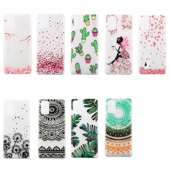 Samsung Galaxy S20 Ultra Handyhülle - Softcase Image Plastik Series - grüne Blätter