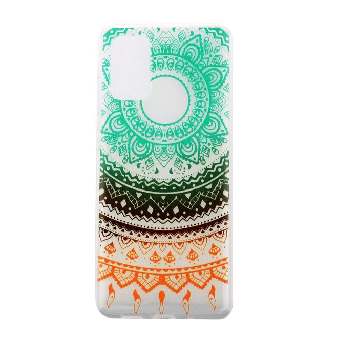 Samsung Galaxy S20 Ultra Handyhülle - Softcase Image Plastik Series - farbiges Mandala