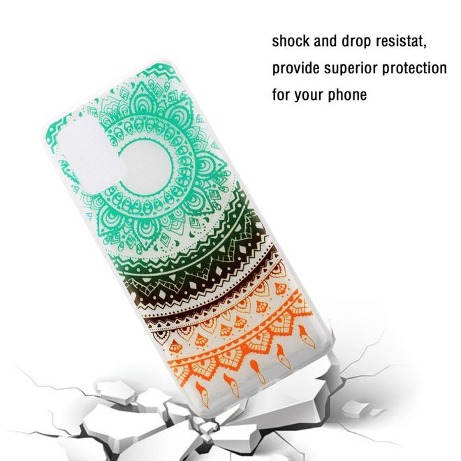 Samsung Galaxy S20 Ultra Handyhülle - Softcase Image Plastik Series - farbiges Mandala