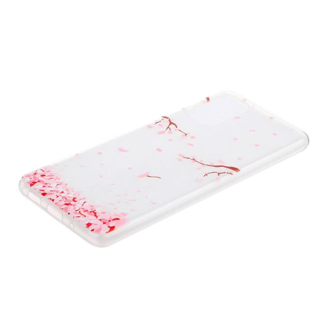 Samsung Galaxy S20 Ultra Handyhülle - Softcase Image Plastik Series - fallende Blüten