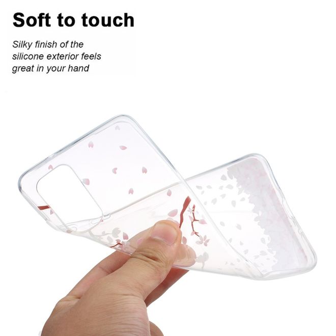 Samsung Galaxy S20 Ultra Handyhülle - Softcase Image Plastik Series - fallende Blüten