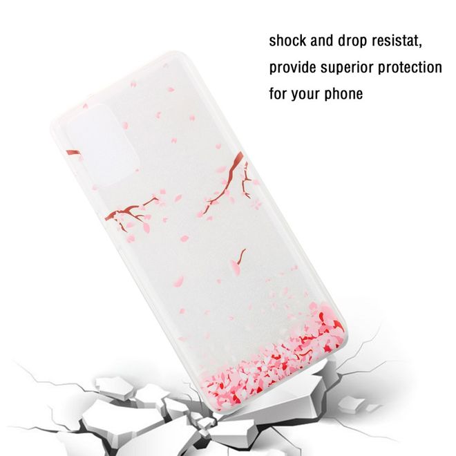 Samsung Galaxy S20 Ultra Handyhülle - Softcase Image Plastik Series - fallende Blüten