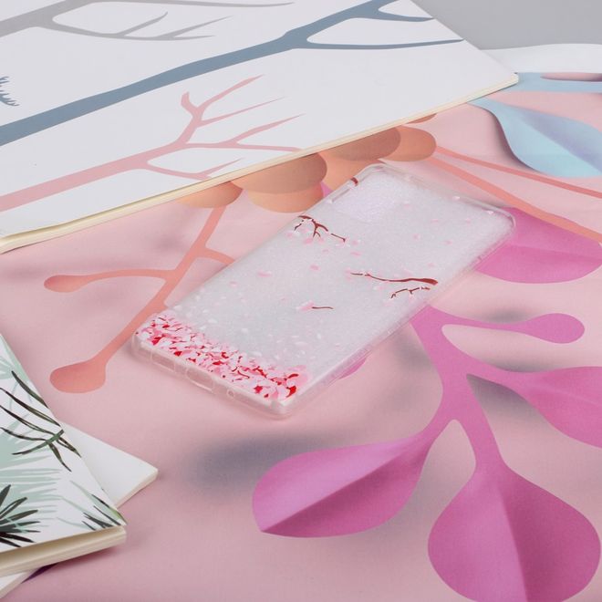 Samsung Galaxy S20 Ultra Handyhülle - Softcase Image Plastik Series - fallende Blüten