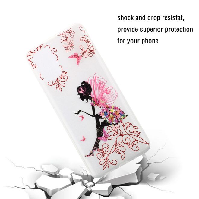 Samsung Galaxy S20 Ultra Handyhülle - Softcase Image Plastik Series - Blumen Fee