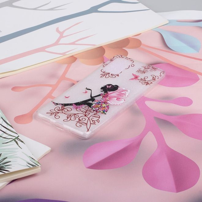 Samsung Galaxy S20 Handyhülle - Softcase Image Plastik Series - Blumen Fee