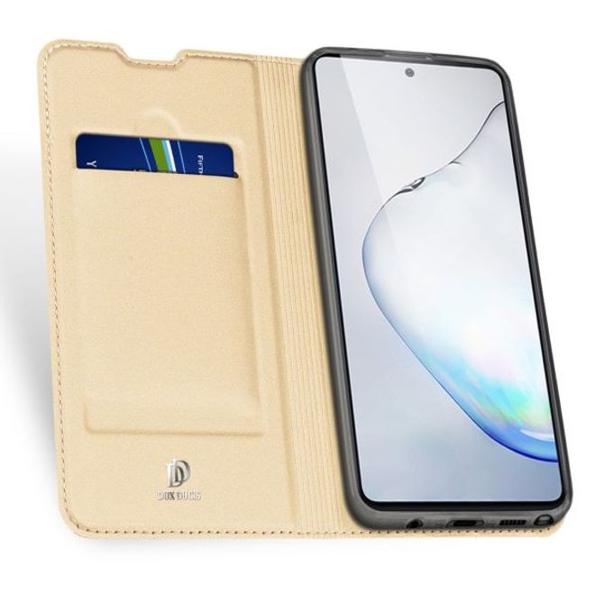 Dux Ducis - Samsung Galaxy Note 10 Lite Hülle - Handy Bookcover - Skin Pro Series - gold
