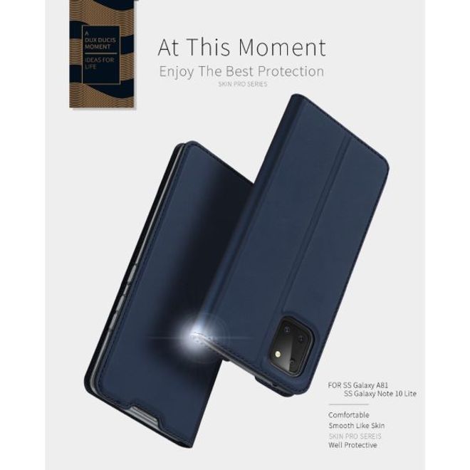Dux Ducis - Samsung Galaxy Note 10 Lite Hülle - Handy Bookcover - Skin Pro Series - gold
