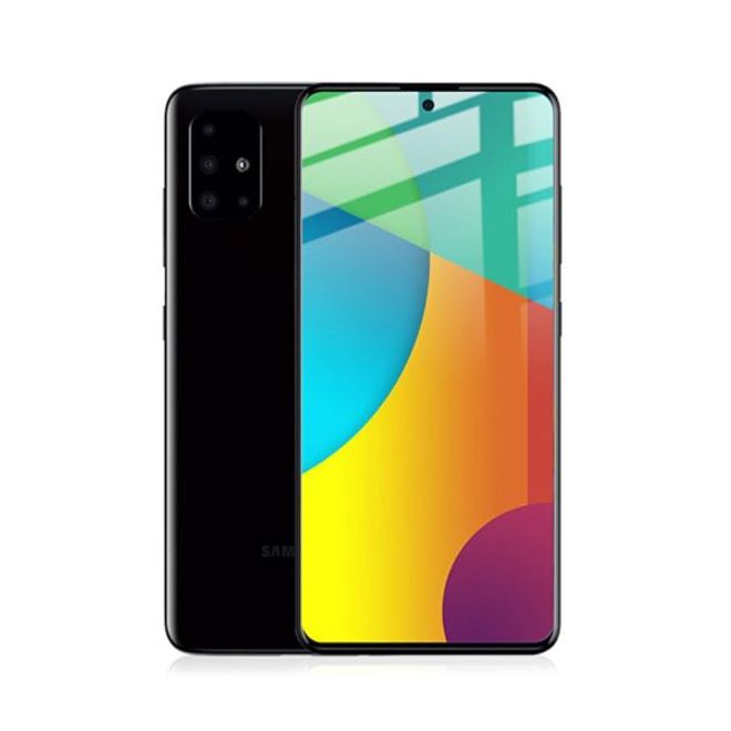 Samsung Galaxy A51 / A51 5G Panzerglas 2.5D Full Cover - Full Glue Displayschutz (0.33 mm) - schwarz