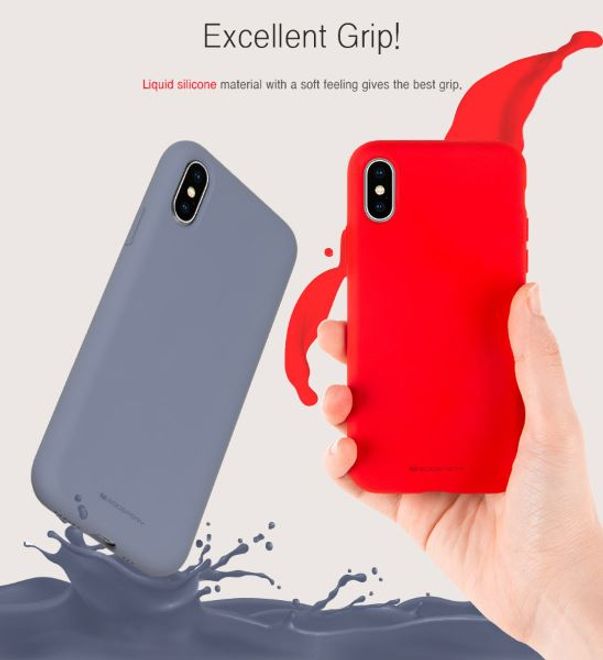 Goospery - Samsung Galaxy S20+ Handyhülle - Case aus Silikon - Silicone Case Series - grau