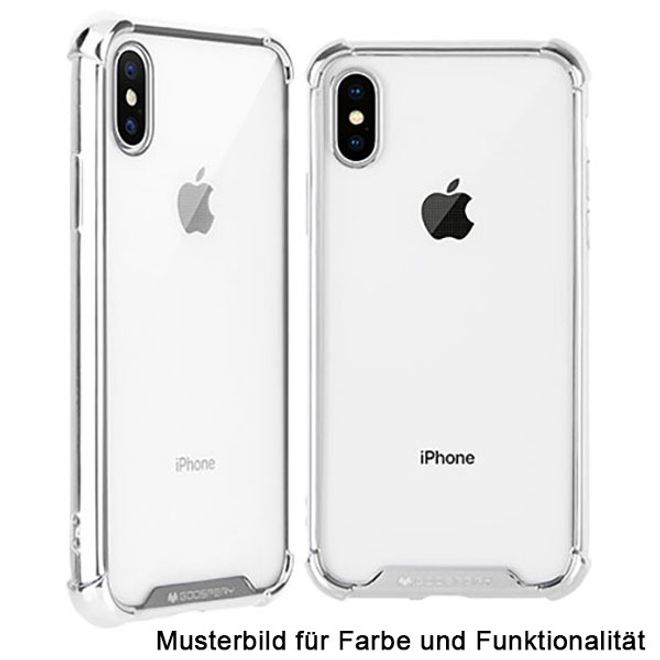 Goospery - Samsung Galaxy S20 Ultra Handyhülle - Robustes Softcase - Wonder Protect Series - silber