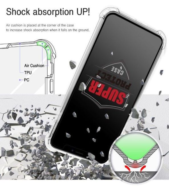 Goospery - Huawei Mate 30 Handyhülle - Solides Plastik Case - Super Protect Series - transparent