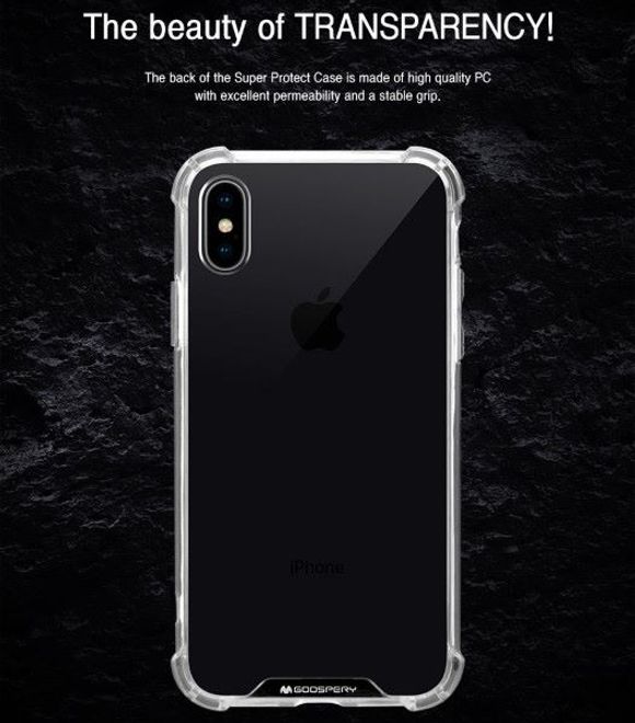 Goospery - Huawei Mate 30 Pro Handyhülle - Solides Plastik Case - Super Protect Series - transparent