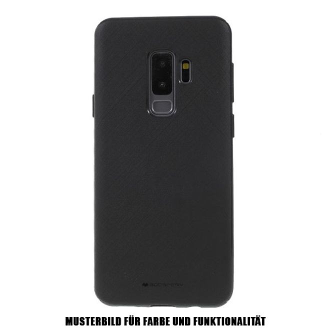 Goospery - Samsung Galaxy S20 Ultra Handy Hülle - TPU Softcase - Style Lux Series - schwarz