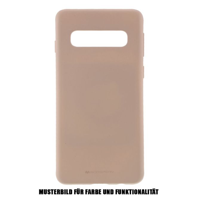 Goospery - Samsung Galaxy A71 Hülle - TPU Softcase - SF Jelly Series - pink sand