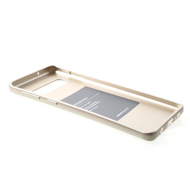 Goospery - Samsung Galaxy A71 Handy Hülle - TPU Soft Case - i Jelly Metal Series - gold